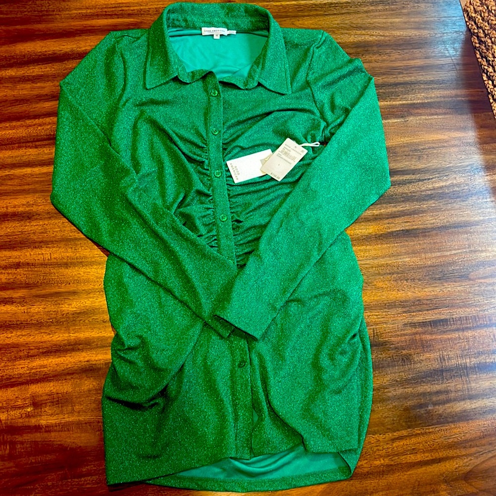 Good American Sparkle Mini Dress -BNWT - Sz-4 (XL)